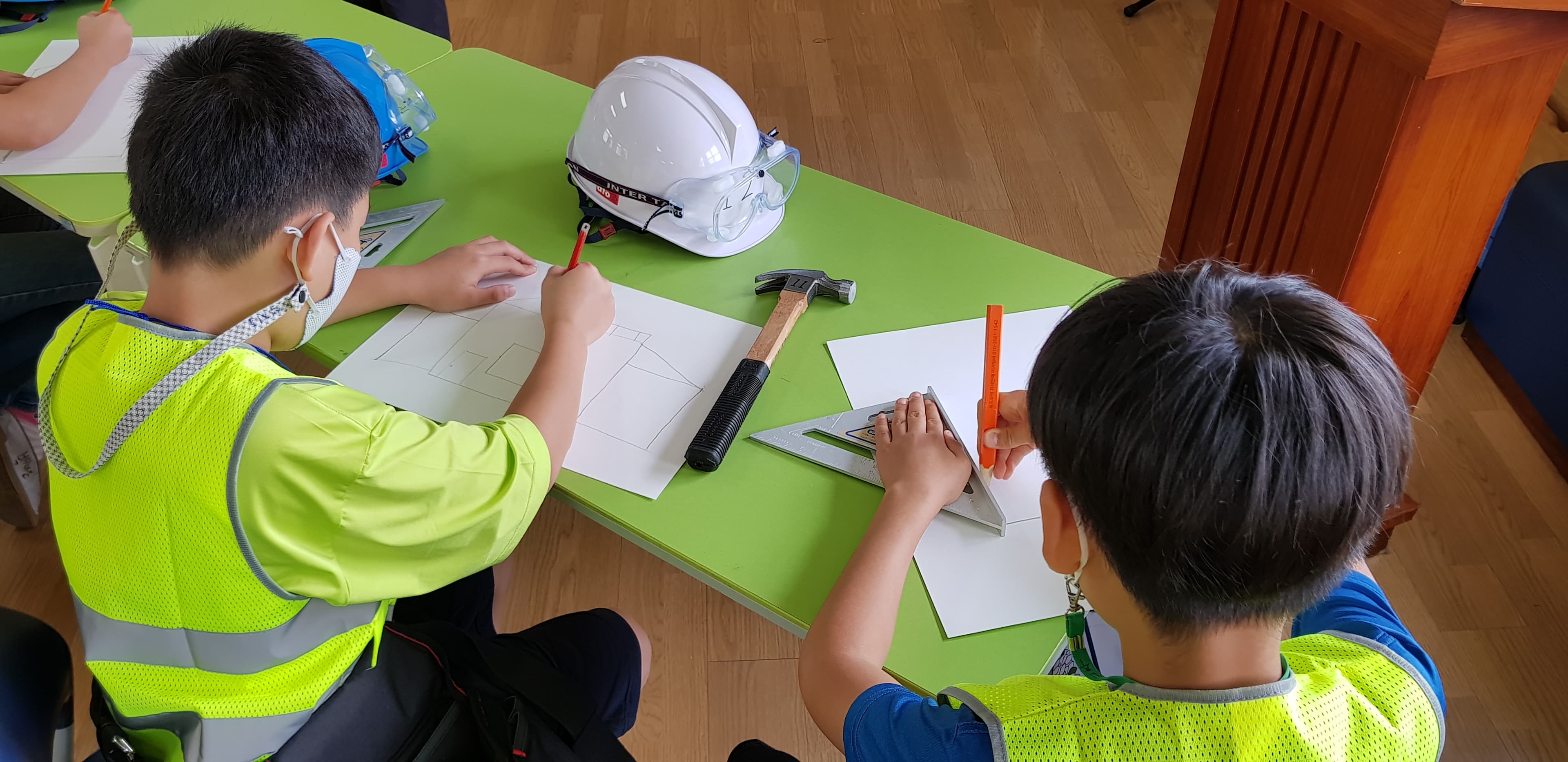 소형 집짓기 체험교육 현장